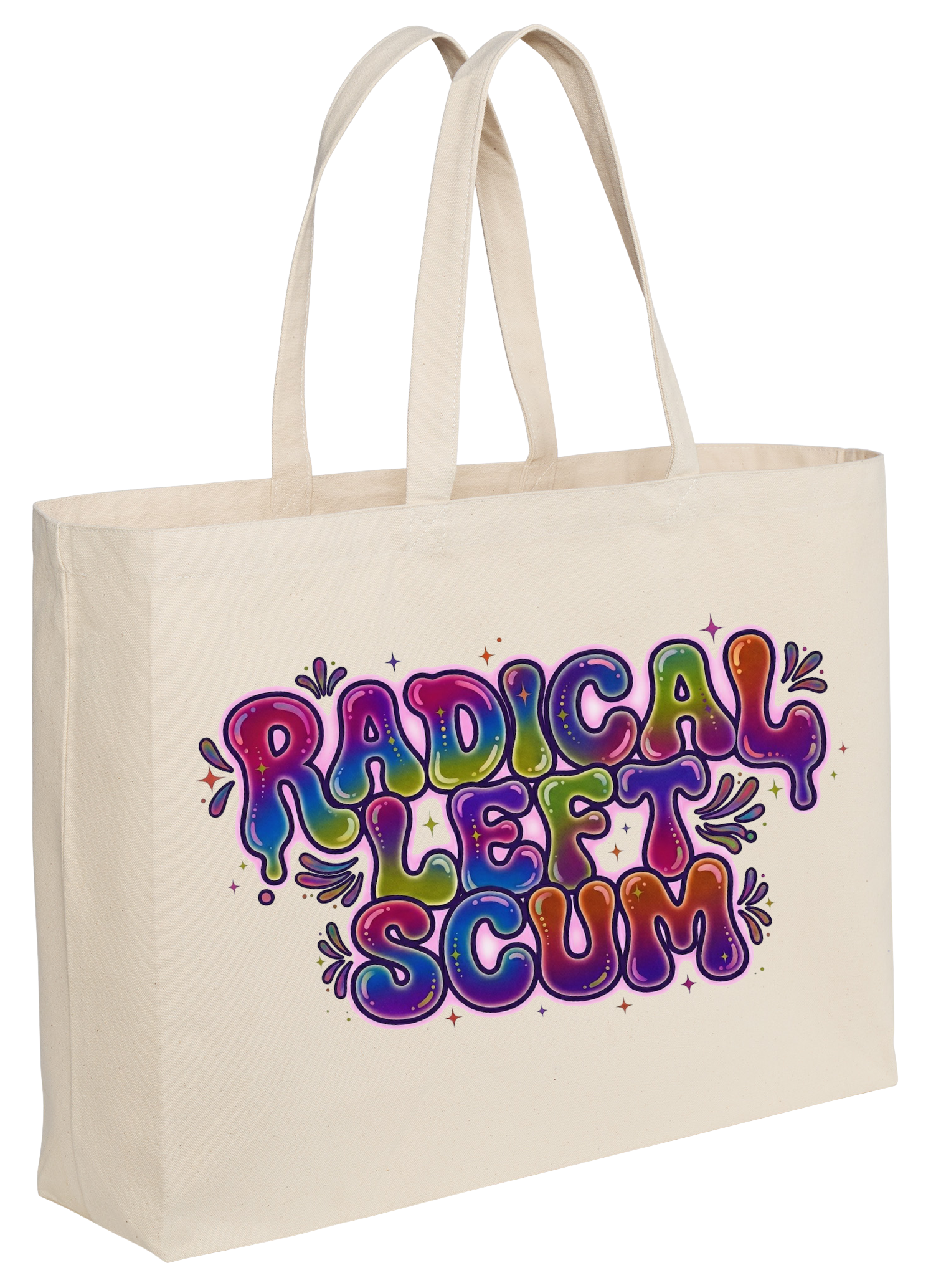 Radical Left Scumbags canvas tote bag